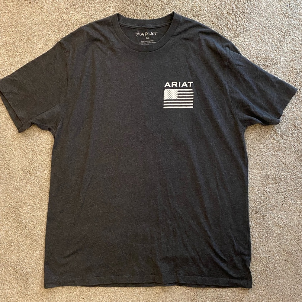 Mens - Ariat T-shirt - size XL - Dark Gray